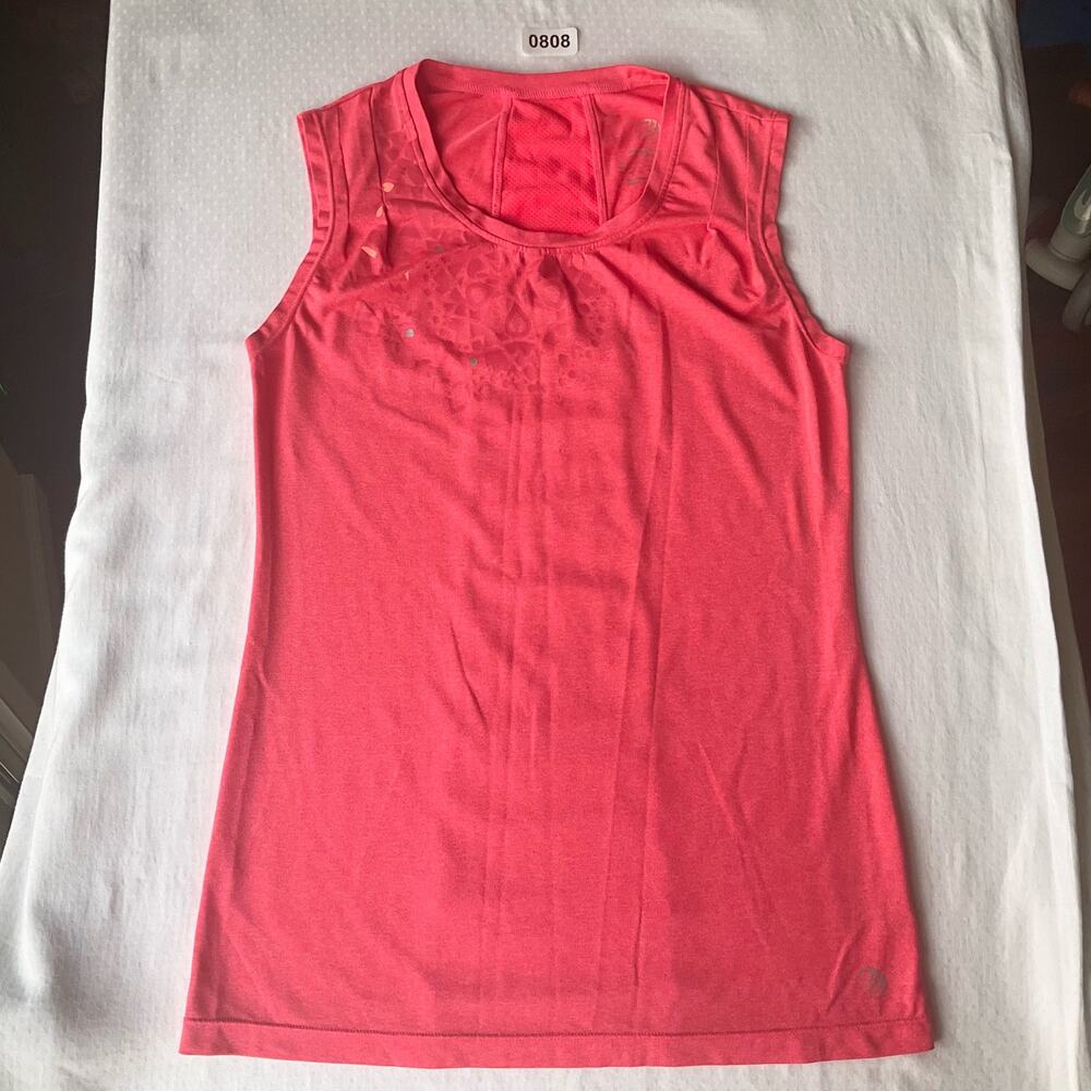 MPG Women’s Sleeveless Workout Tank Top Size XS, Hot Orange
